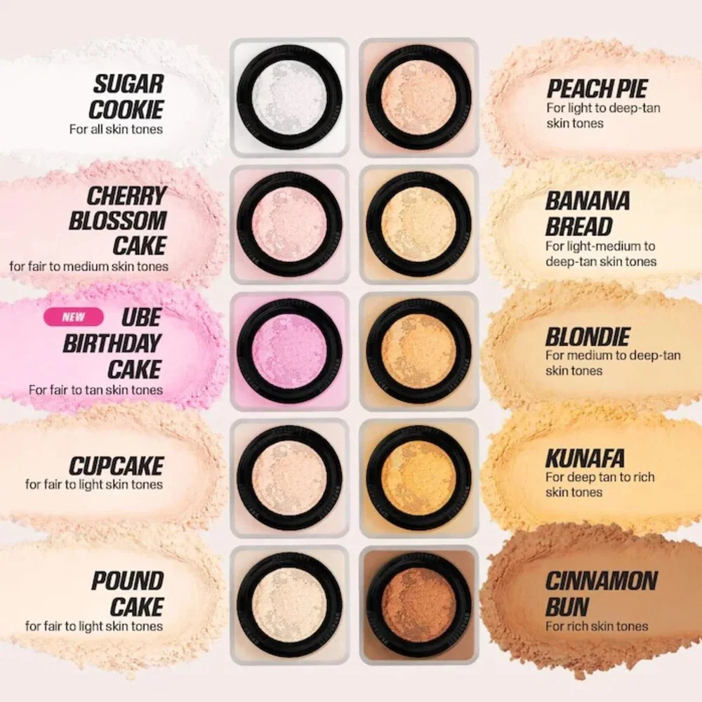 HUDA BEAUTY Easy Bake Loose Baking & Setting Powder - Peach Pie 20g New In Box